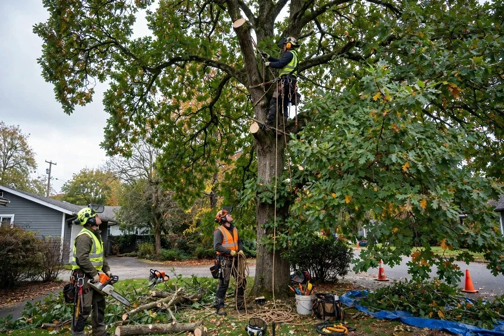 Professional tree trimming and pruning work in Augusta Georgia